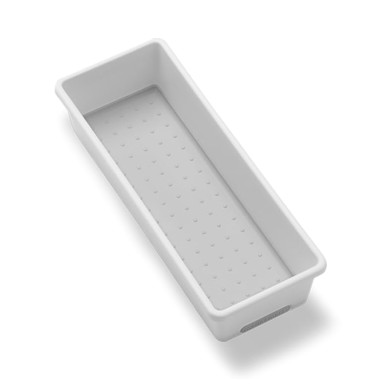 madesmart Classic 10 x 4 Storage Bin, White