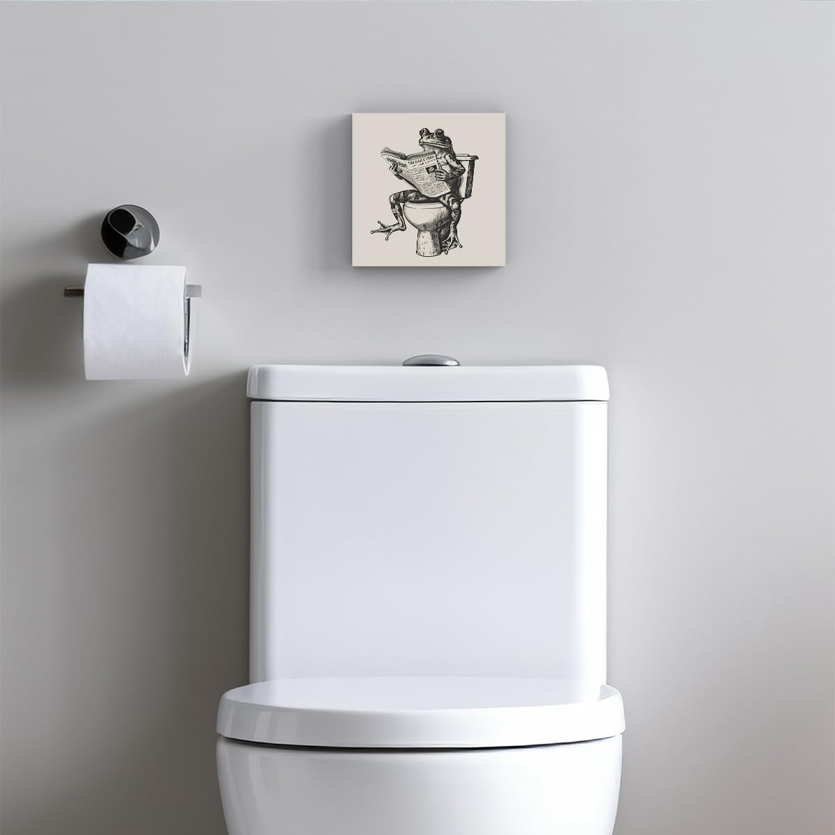 Funny Bathroom Decor, Funny Bathroom Wall Art, Black and White Bathroom Decor, Cute Bathroom Decor, Bathroom Decor for Shelves, Wooden Box Decor Sign for Home Farmhouse Office Living Room Table Shelf