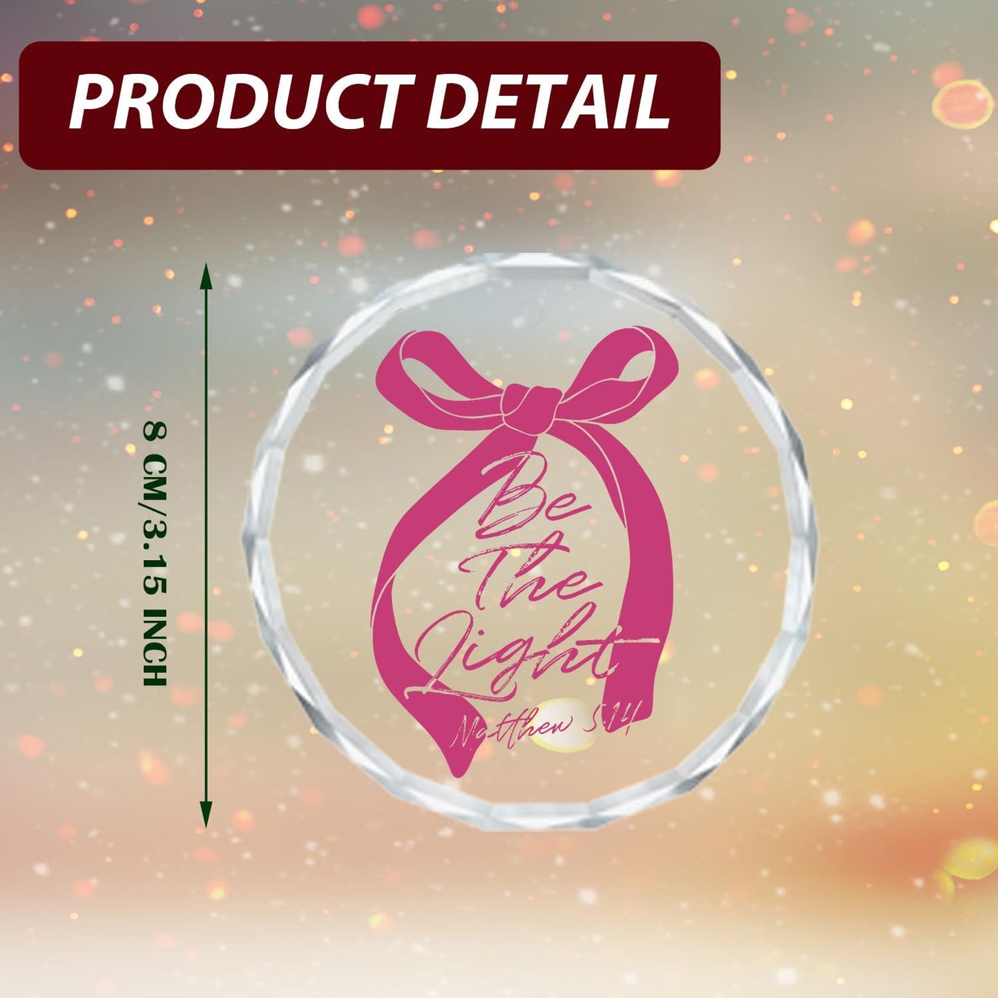 Bow Ornaments for Christmas Tree, Christian Christmas Ornaments, Christmas Religious Ornaments, Christian Gifts for Women, Christian Christmas Decorative Hanging Ornament