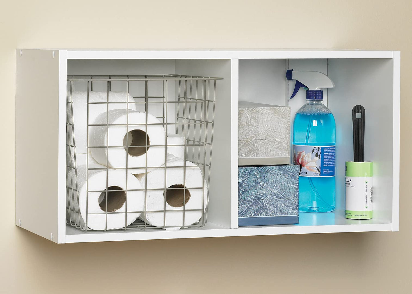 ClosetMaid Cubeicals 2 Cube Storage Shelf Organizer Bookshelf, Stackable or Hanging Wall Mount