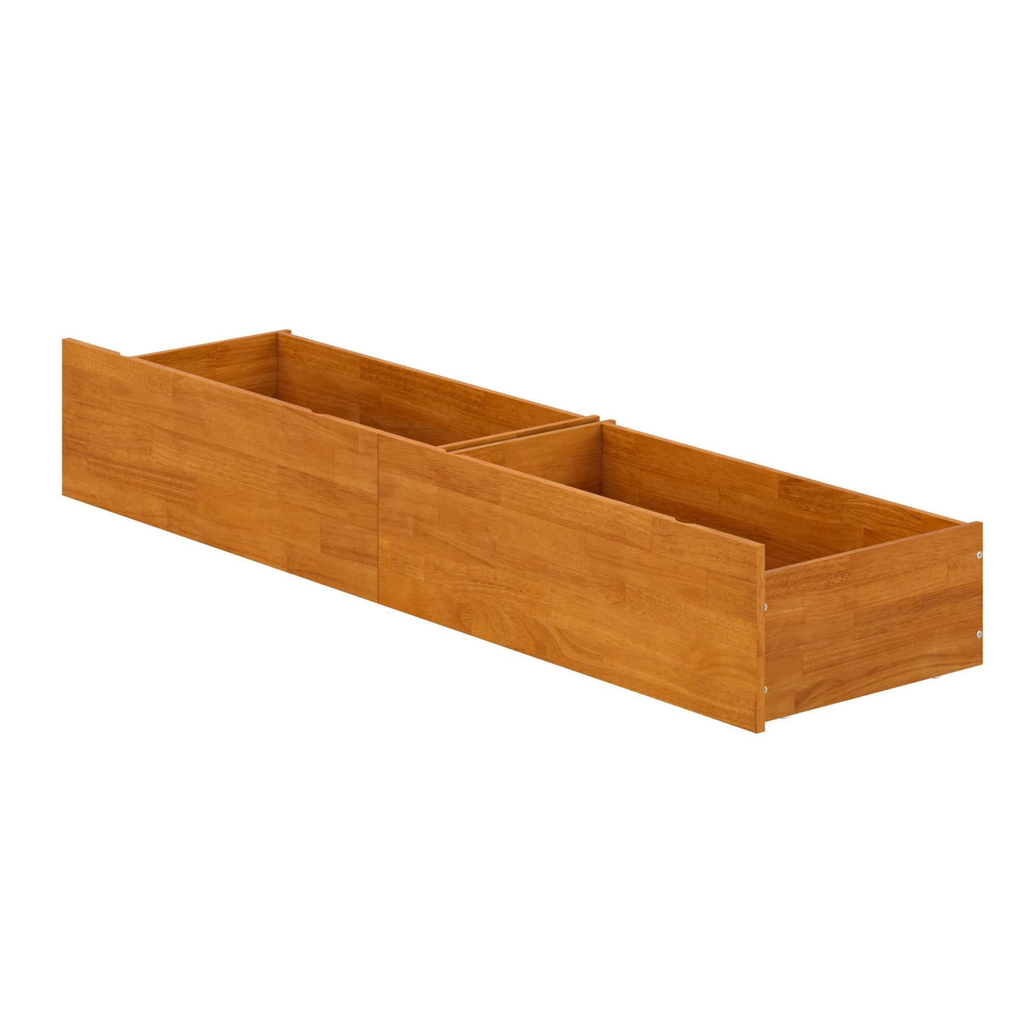 AFI Twin/Full Under Bed Storage Drawers (Set of 2), Light Toffee