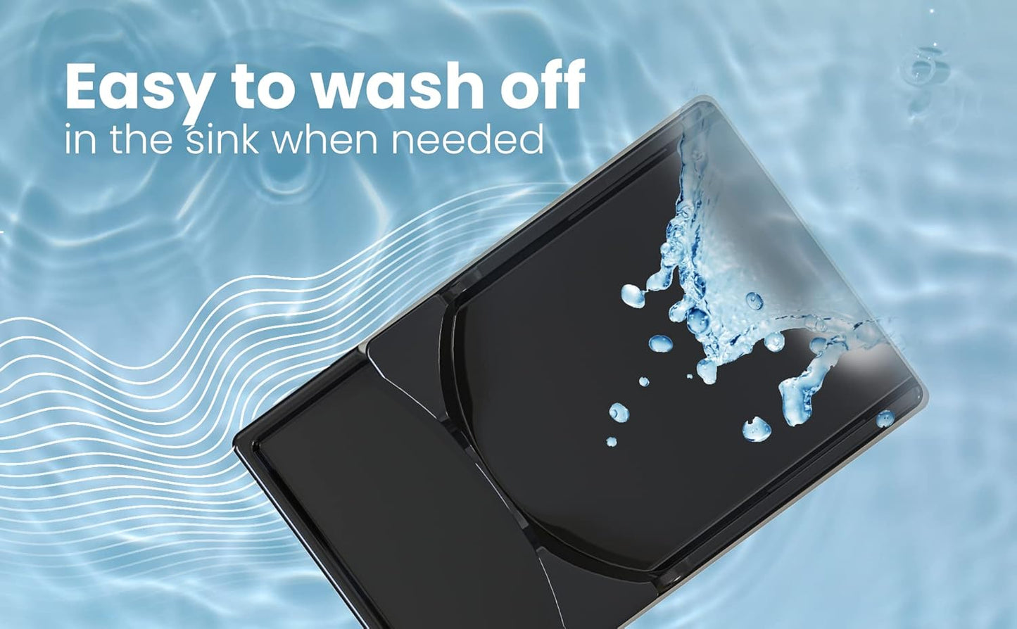 TidyFriend No-Spill 2 Pk Liquid Laundry Detergent Dispenser Holder, Laundry Soap Dispenser Holder with Drip Tray for Laundry Room Organization (No Strap, Black)