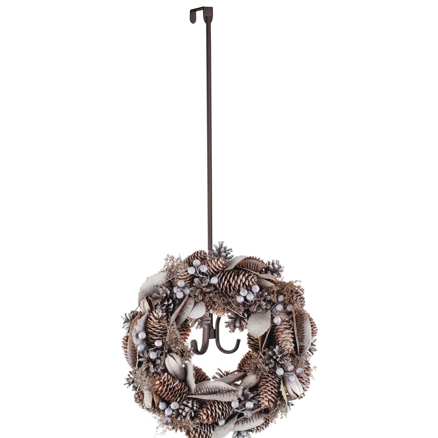 iDesign Axis Easy Reach Quad Hook, Bronze, 24"