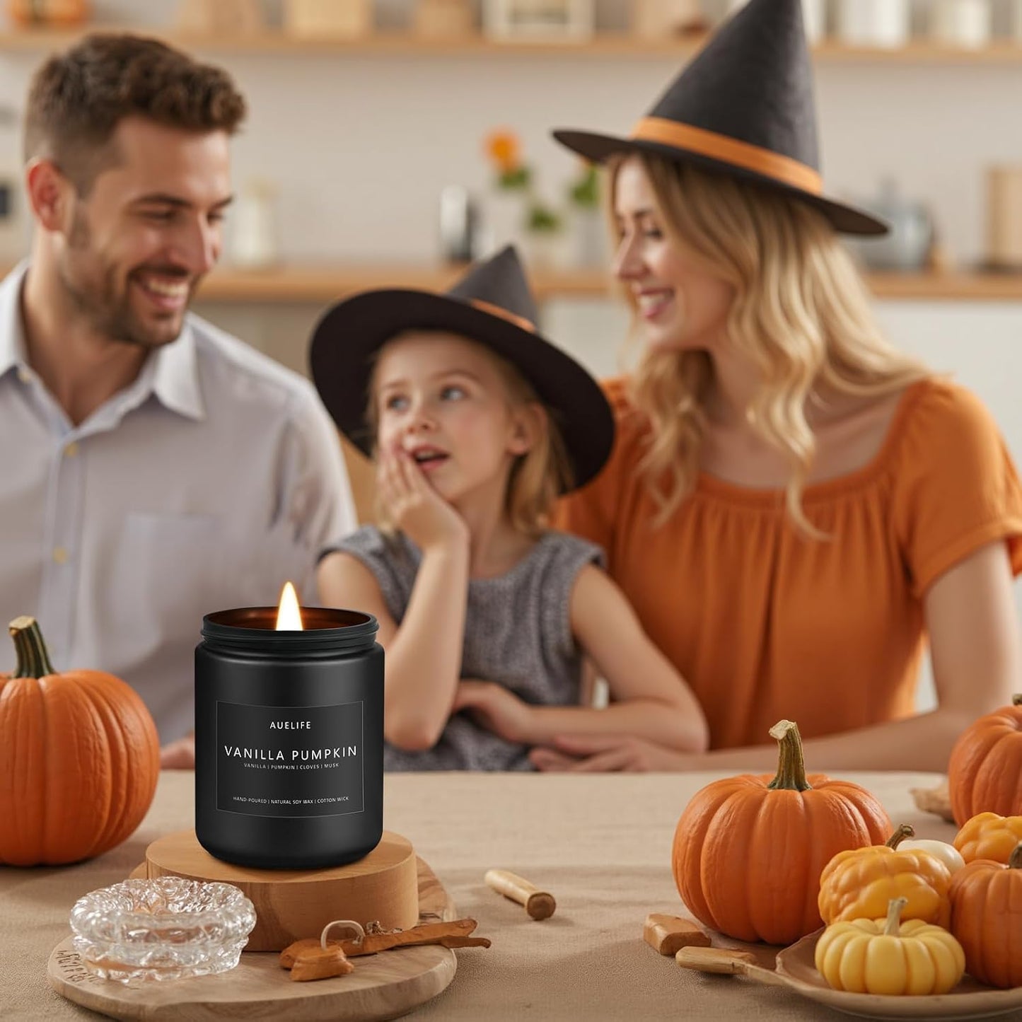 Fall Candle - Harvest Season Scented Candles, Fall Soy Candle for Home Decor, 7 oz Natural Soy Wax ??Long-Lasting Autumn Candles, Aromatherapy Gift for Women & Thanksgiving, 7oz