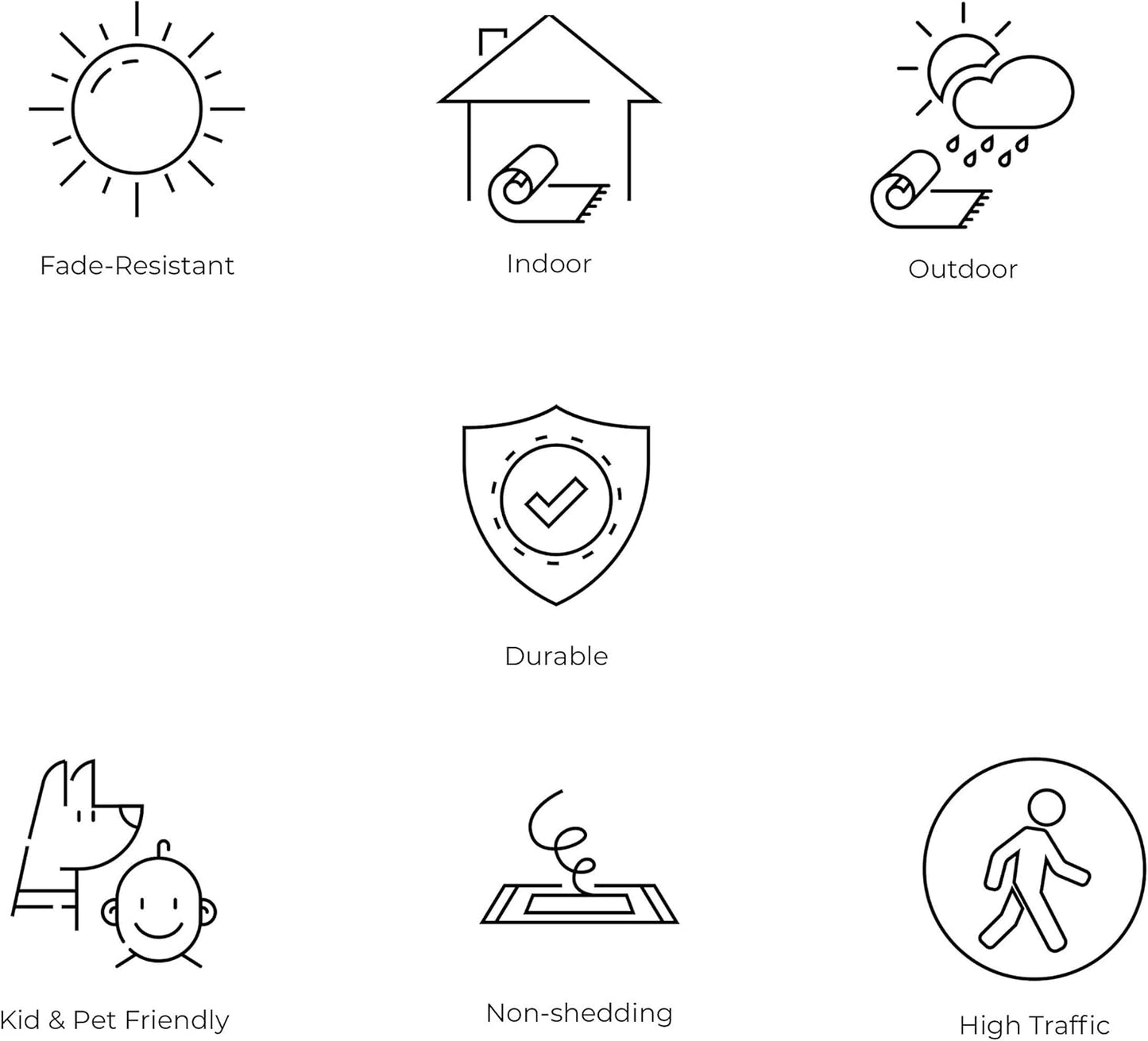 JONATHAN Y Vintage Filigree Indoor Outdoor Area Rug 8X10 Red/Beige, Charleston Textured Weave for Backyard, Patio, Porch, Easy-Cleaning, High Traffic, Pet-Friendly, Non-Shedding (SMB106B-8)