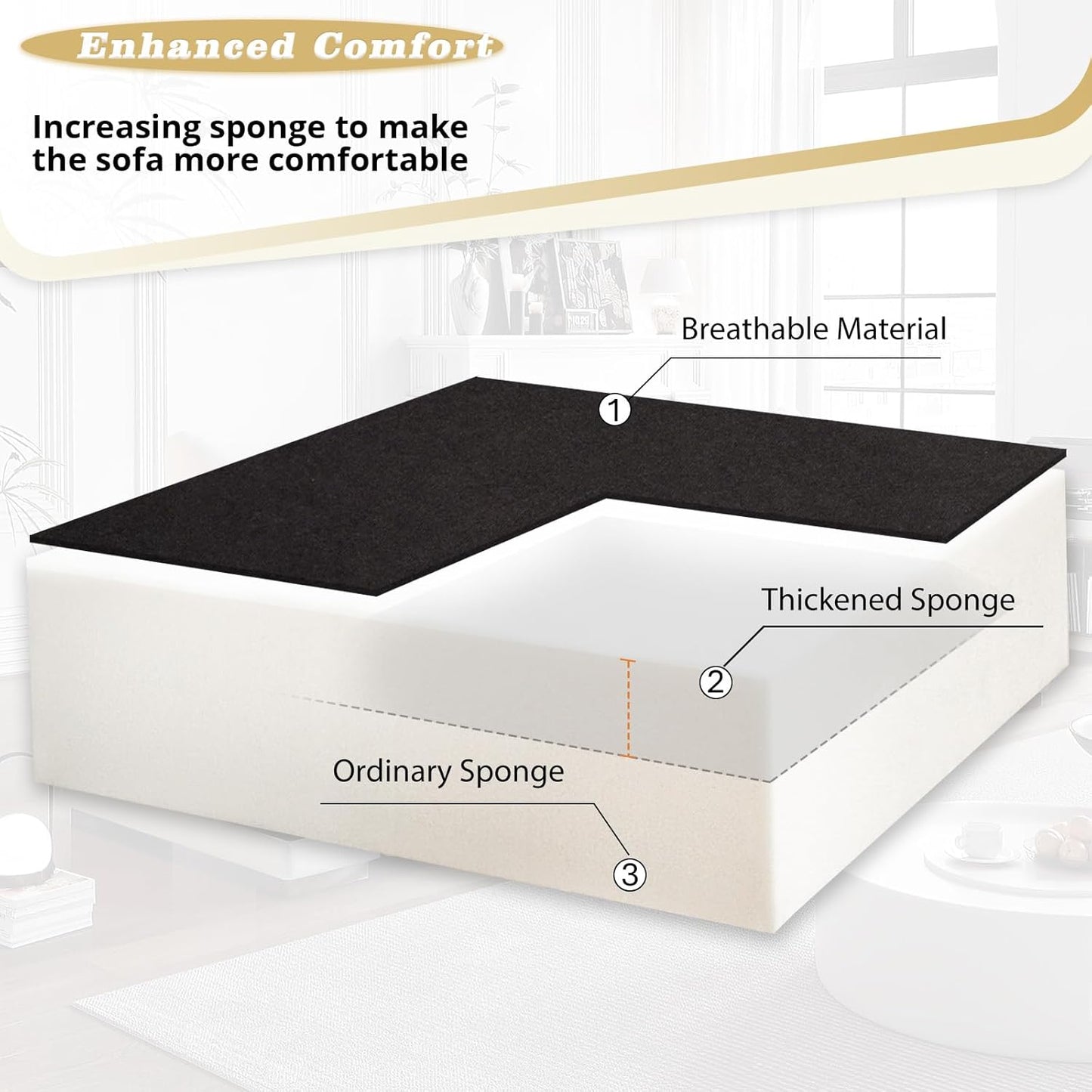 84 Inches Fabric Sectional Sofa w/Pull Out Sofa Bed & Adjustable Back, Tufted L Shaped Couch w/Storage Chaise, Sleeper Sectional Sofa w/USB Port & Cup Holders for Living Room, Black