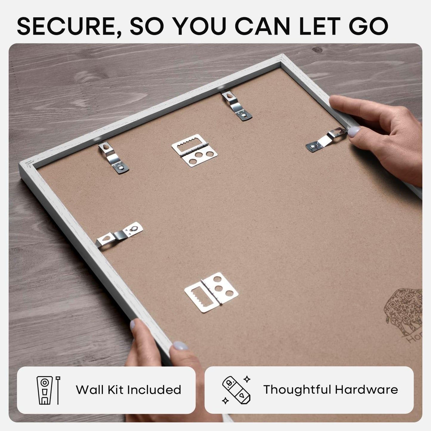 Homeforia 11x17 White Wood Frame, High End Oak 17 x 11 White Wooden Picture Frames with Mat 8 by 12, 11x17 Poster Frame Matted to 8x12 inch Photo, 17x11 Thin Frames, Tempered Glass, Wall Kit, Set of 1