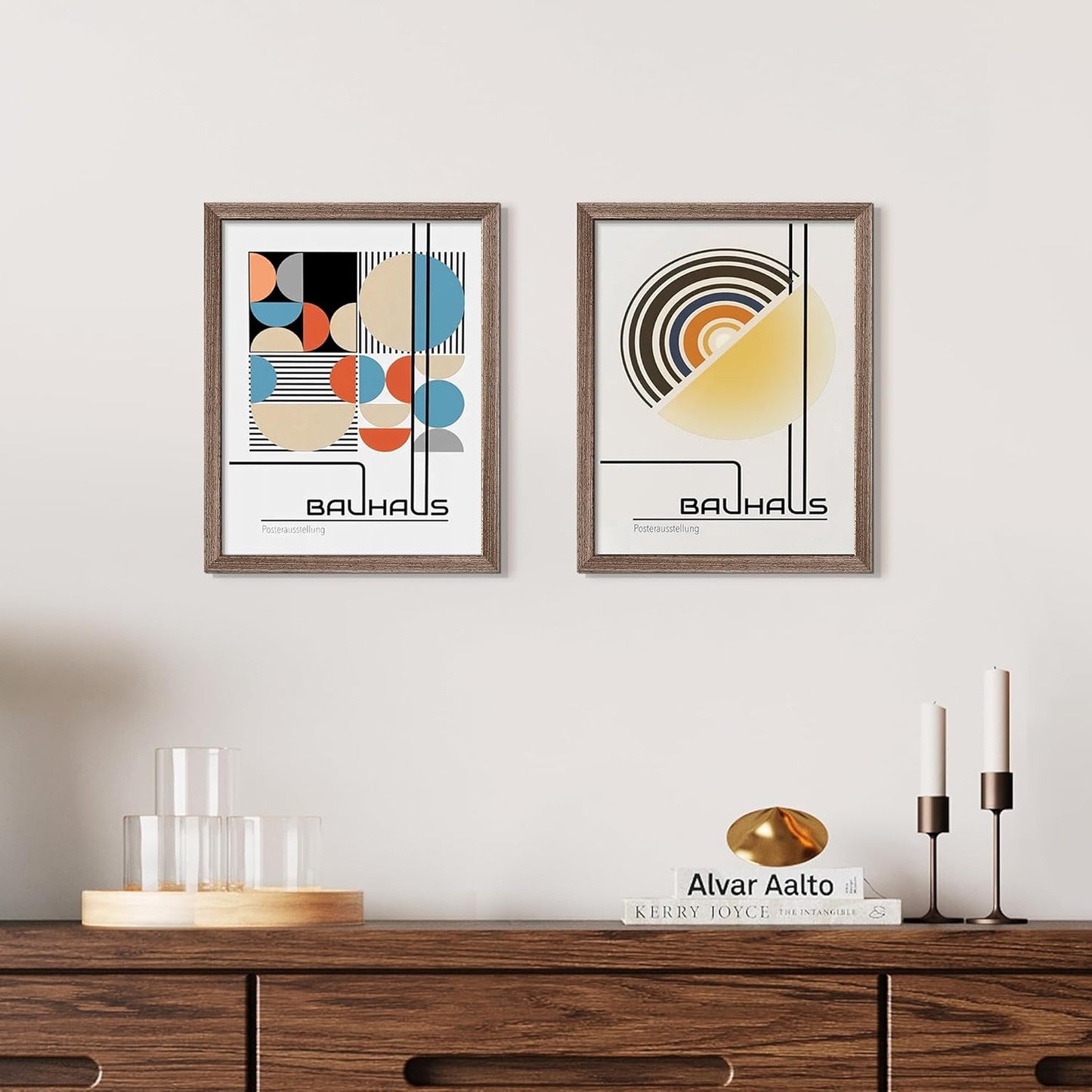 upsimples 11x14 Picture Frame, Natural Solid Wooden Picture Frames, Display 8x10 with Mat or 11 x 14 Without, Vertical or Horizontal Wall Hanging, 1 Pack, Brown