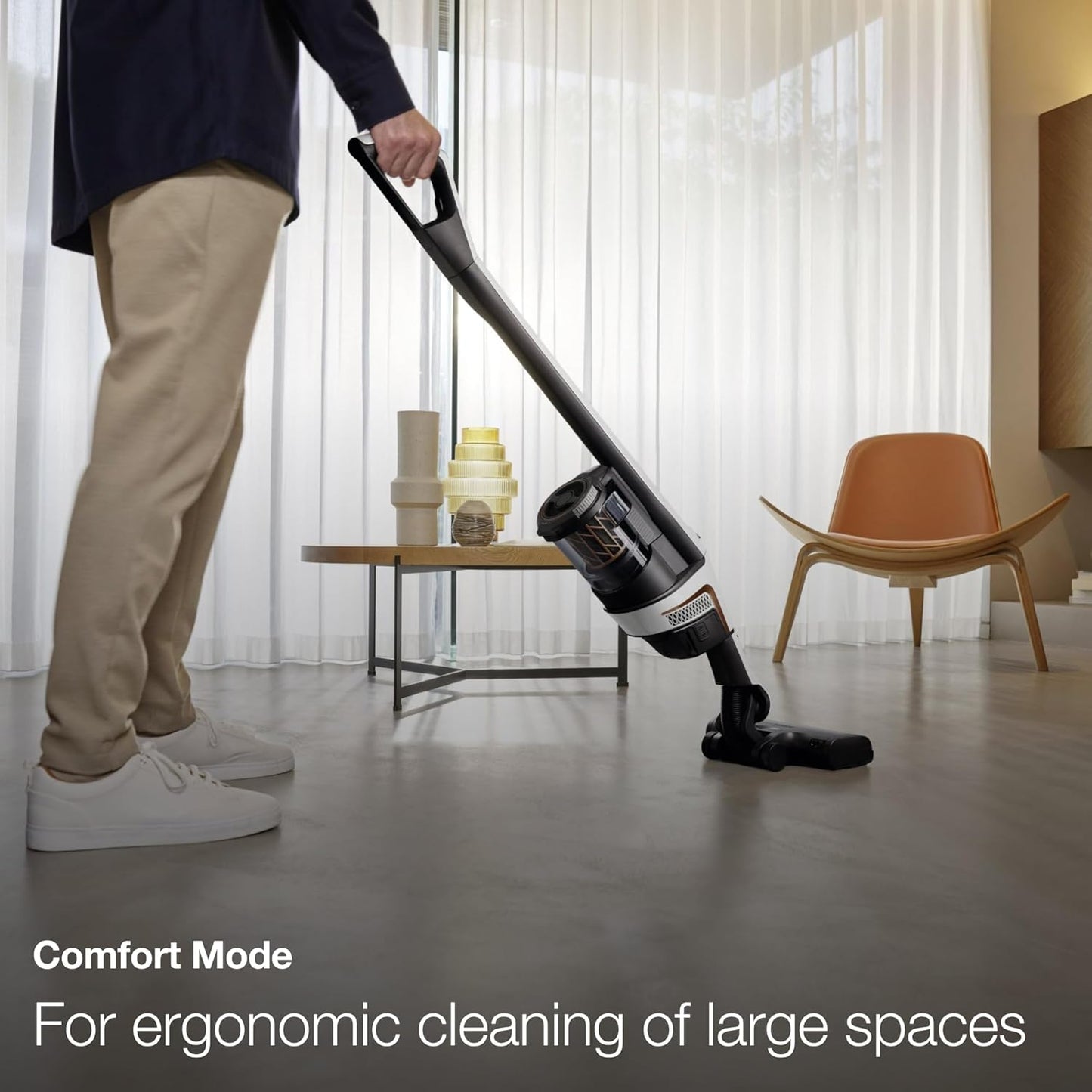 Miele Triflex HX2 Cordless Stick Vacuum Cleaner, 60 min runtime, Lotus White / Rose Gold