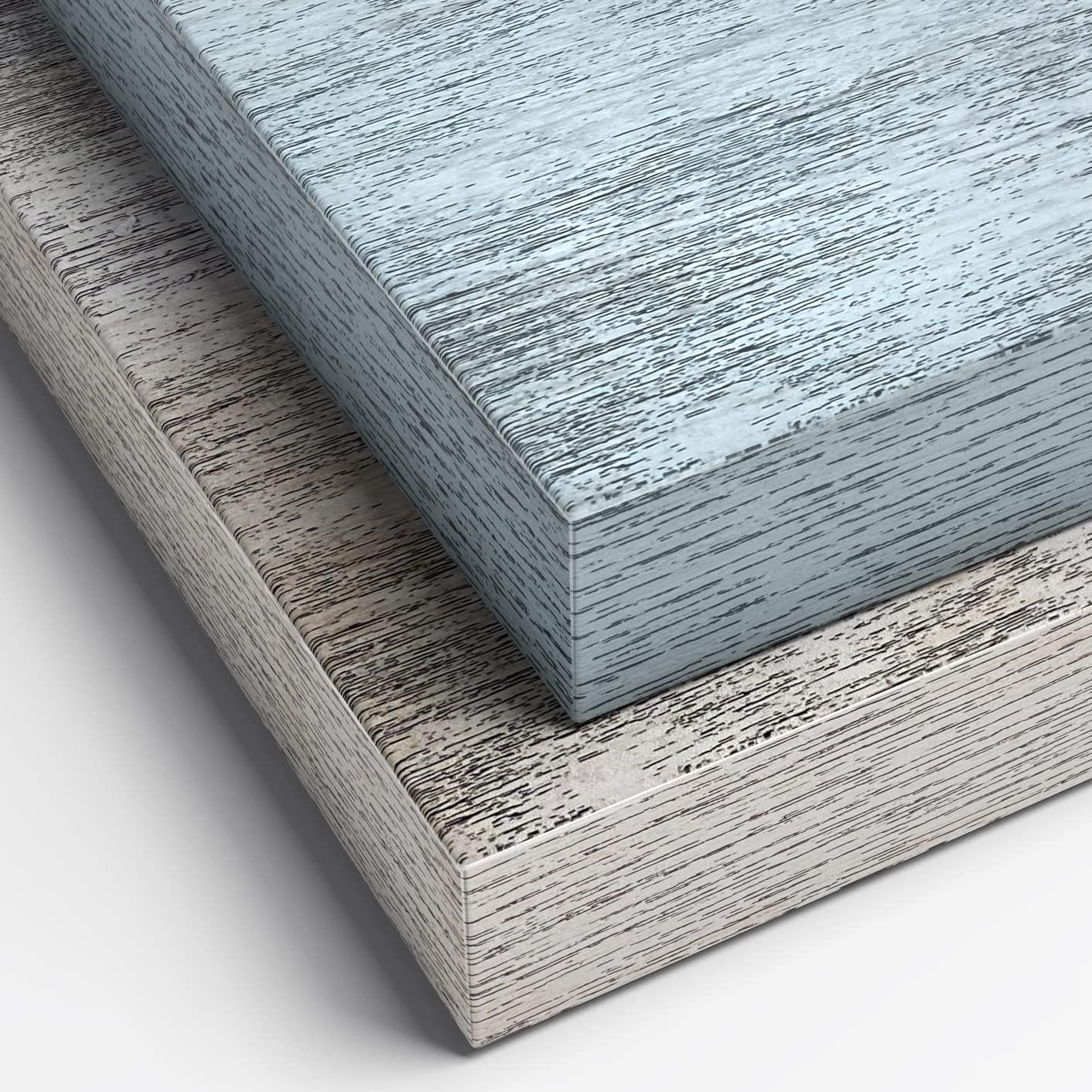 Sorbus Floating Shelves - 2 Pack 16 Inch Rustic & Blue Wall Shelves for Bedroom, Kitchen, Living Room, Bathroom Shelves, Home Decor, Office - Floating Shelf for Trophy, Books, Frames, Toilet Paper