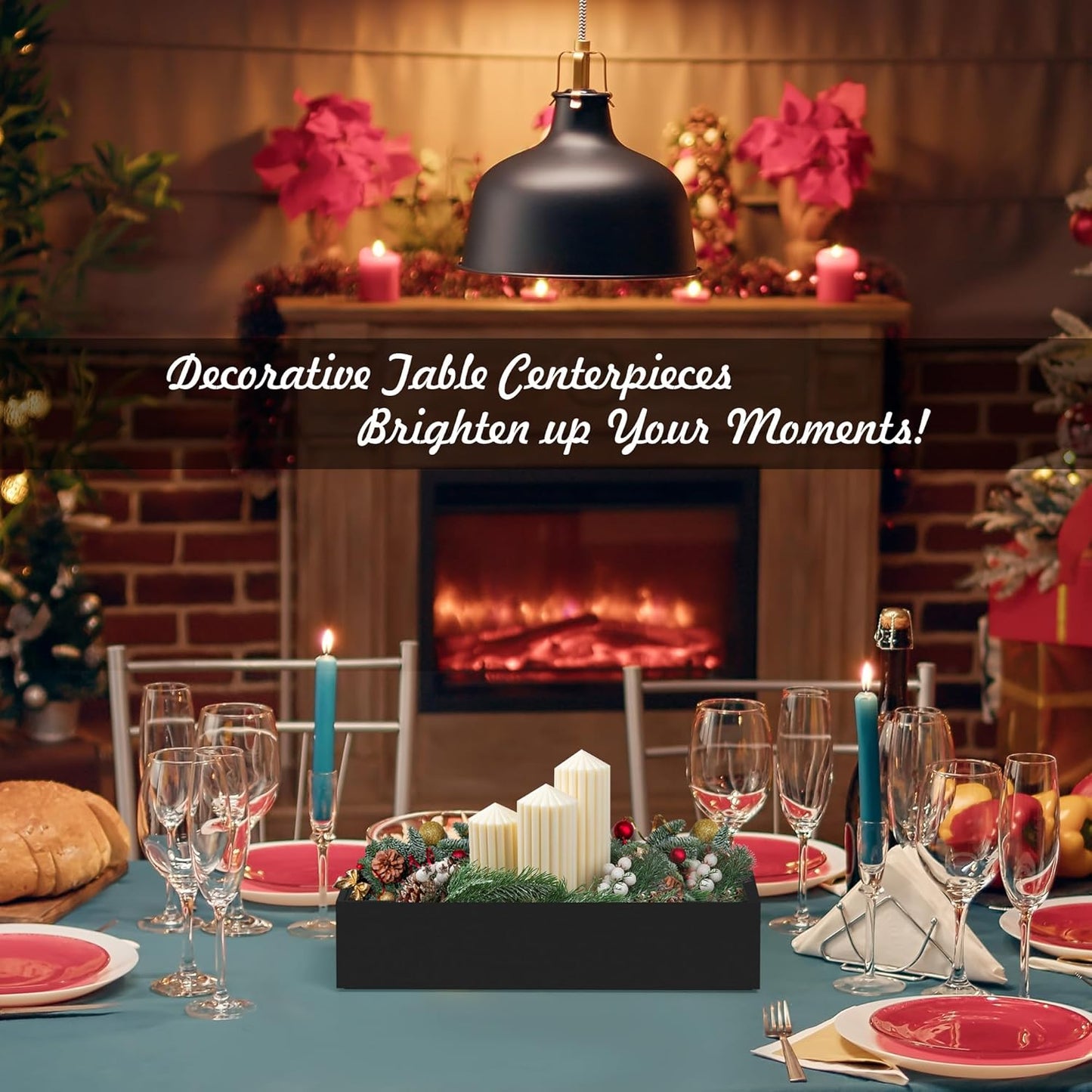 Kitchen Drawer Organizer Bins, Stackable Bamboo Drawer Organizer for Silverware, Coffee Pod Organizer K Cup Holder for Countertop, 2 Pcs Coffee Station Organizer Black 12" x 6" x 2.5"