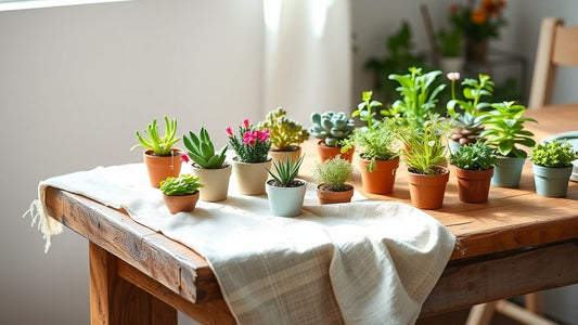 Tabletop Greenery: Mini Indoor Gardens