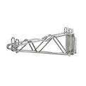 Nexel 18" Fixed Wall Mount Double Wire Shelf Bracket, Chrome Finish