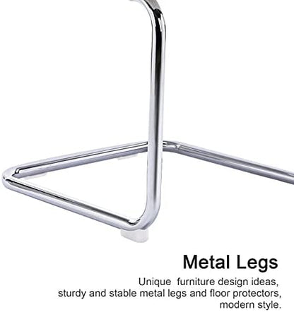 Mid Century Modern Rattan Dining Chairs Set of 4, Boucle Kitchen Chairs with Handwoven Mesh Rattan Backrest and Metal Legs, Upholstered Accent Side Chairs, White