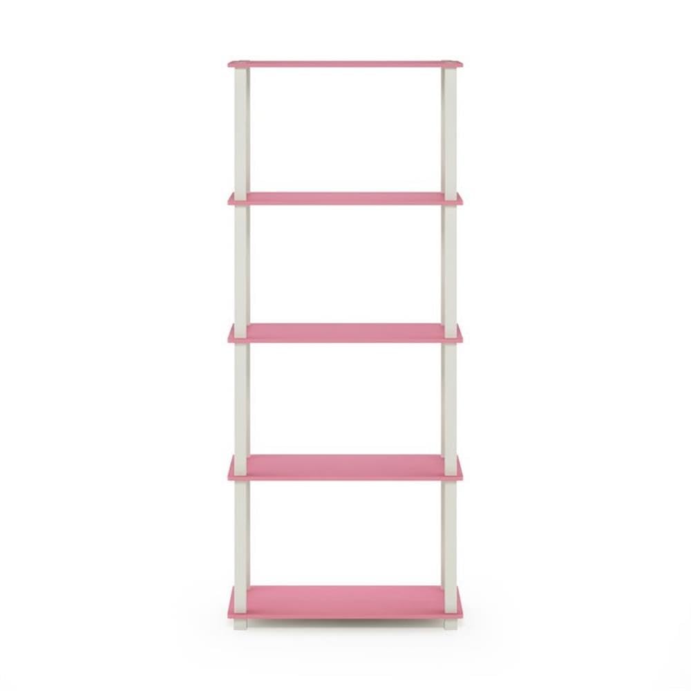 Furinno Turn-N-Tube 5-Tier Multipurpose Shelf / Display Rack / Storage Shelf / Bookshelf, Square