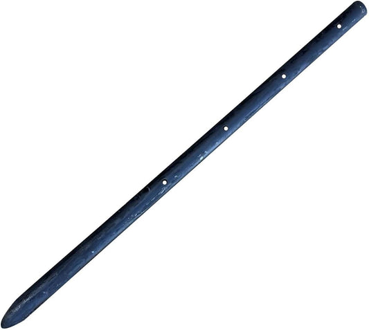 Sandbaggy Round Steel Concrete Form Stakes with Nail Holes - Rust Resistant Coating - Removable