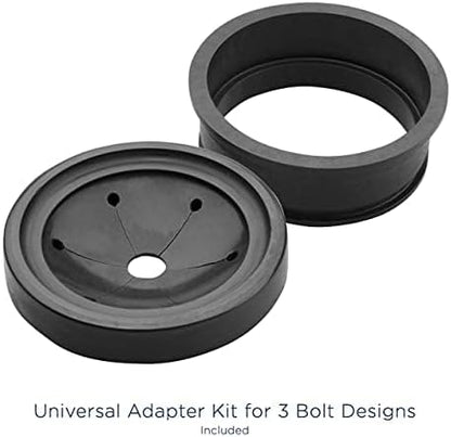 GE Disposall Continuous Feed 1 Horsepower Motor Garbage Disposer, Good for Grinding: Cooked Meat, Beans, & Seeds, Easy Install Kit, Non-Corded, Recommended Families of 4 or More, GFC1020N