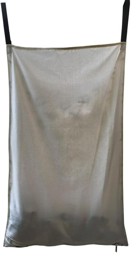 Adjustable Space Saving Door Hanging Laundry Hamper Bag Dorm Laundry Bag,Wide Open Top Over The Door Laundry Hamper with Free Hanging Hooks