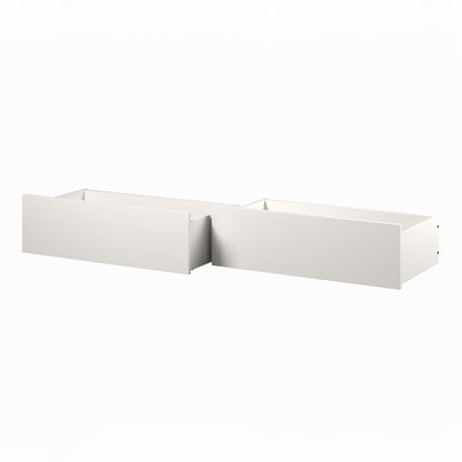 AFI Queen/King/Twin XL Under Bed Storage Drawers (Set of 2), White