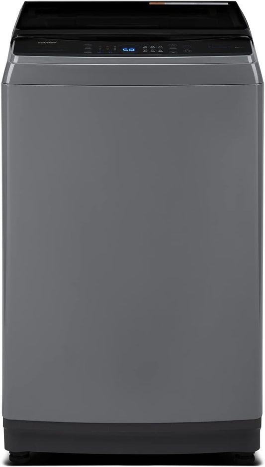 COMFEE??Washing Machine 2.4 Cu.ft LED Portable Washing Machine and Washer Lavadora Portátil Compact Laundry, 8 Models, Environmentally Friendly, Child Lock for RV, Dorm, Apartment Magnetic Gray