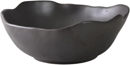Serene Spaces Living Organic Wavy Rim Ceramic Bowl, Handcrafted Centerpiece for Table, Shelf or Kitchen, Home Décor Bowl, Minimalist Gift for Housewarming or Wedding, 13" Diameter & 4.5" Tall