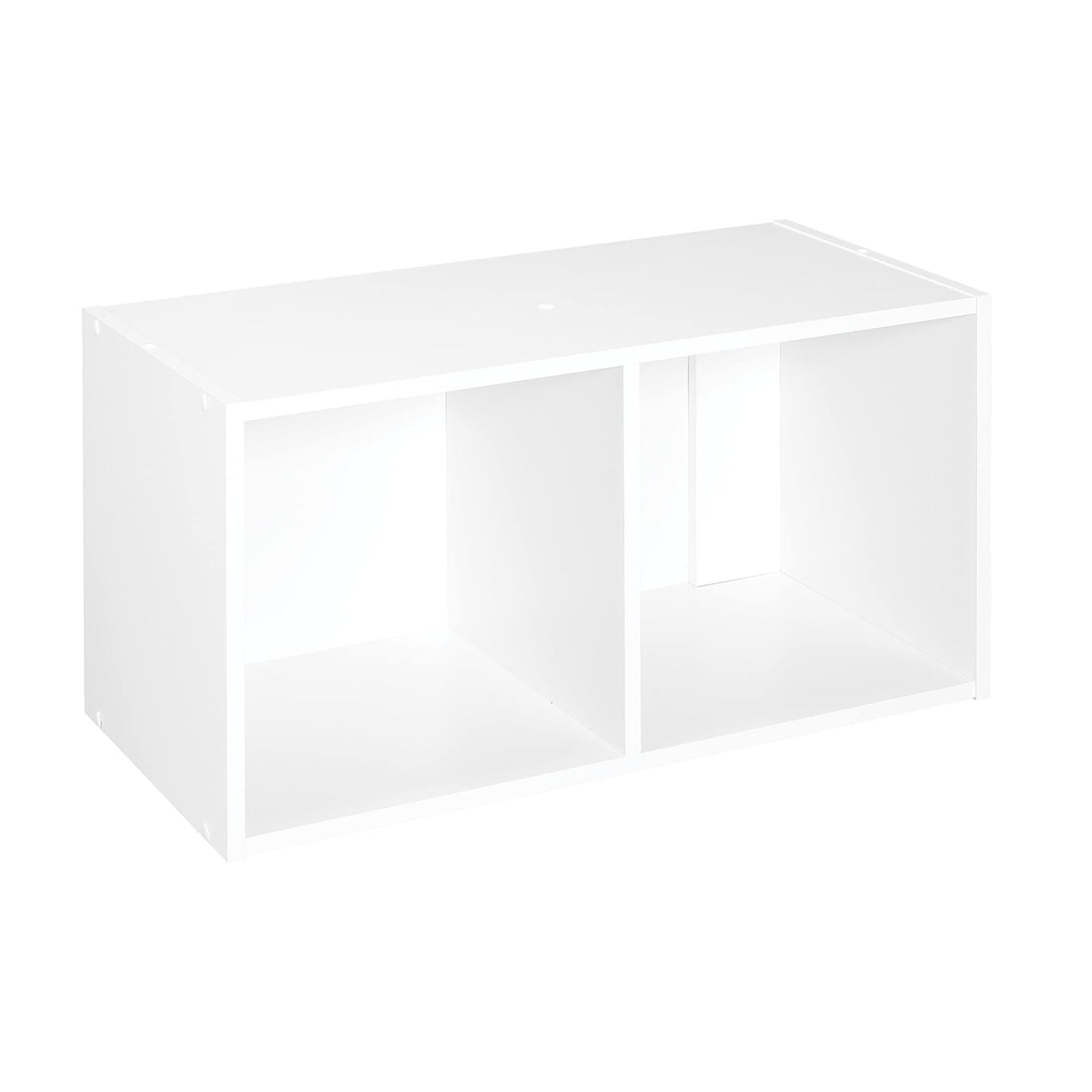 ClosetMaid Cubeicals 2 Cube Storage Shelf Organizer Bookshelf, Stackable or Hanging Wall Mount