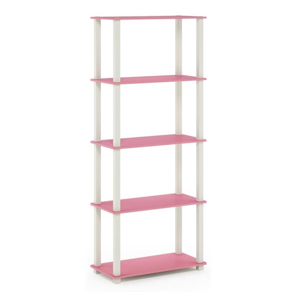Furinno Turn-N-Tube 5-Tier Multipurpose Shelf / Display Rack / Storage Shelf / Bookshelf, Square