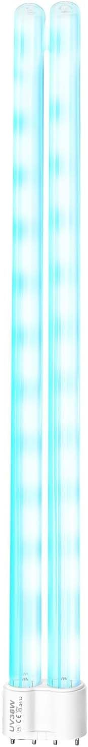 UV Light Sanitizer Replacement Light Bulb with Ozone,UVC Home Disinfection Device Light Bulb,38W UV Light Bulb,1 Count