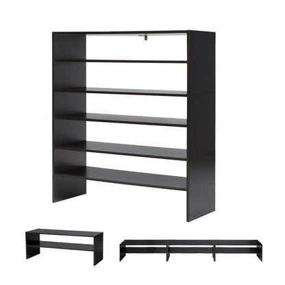 Giantex 3-in-1 Vertical Shoe Rack, 6-Tier Free Standing Shoe Storage Organizer w/Stackable Design