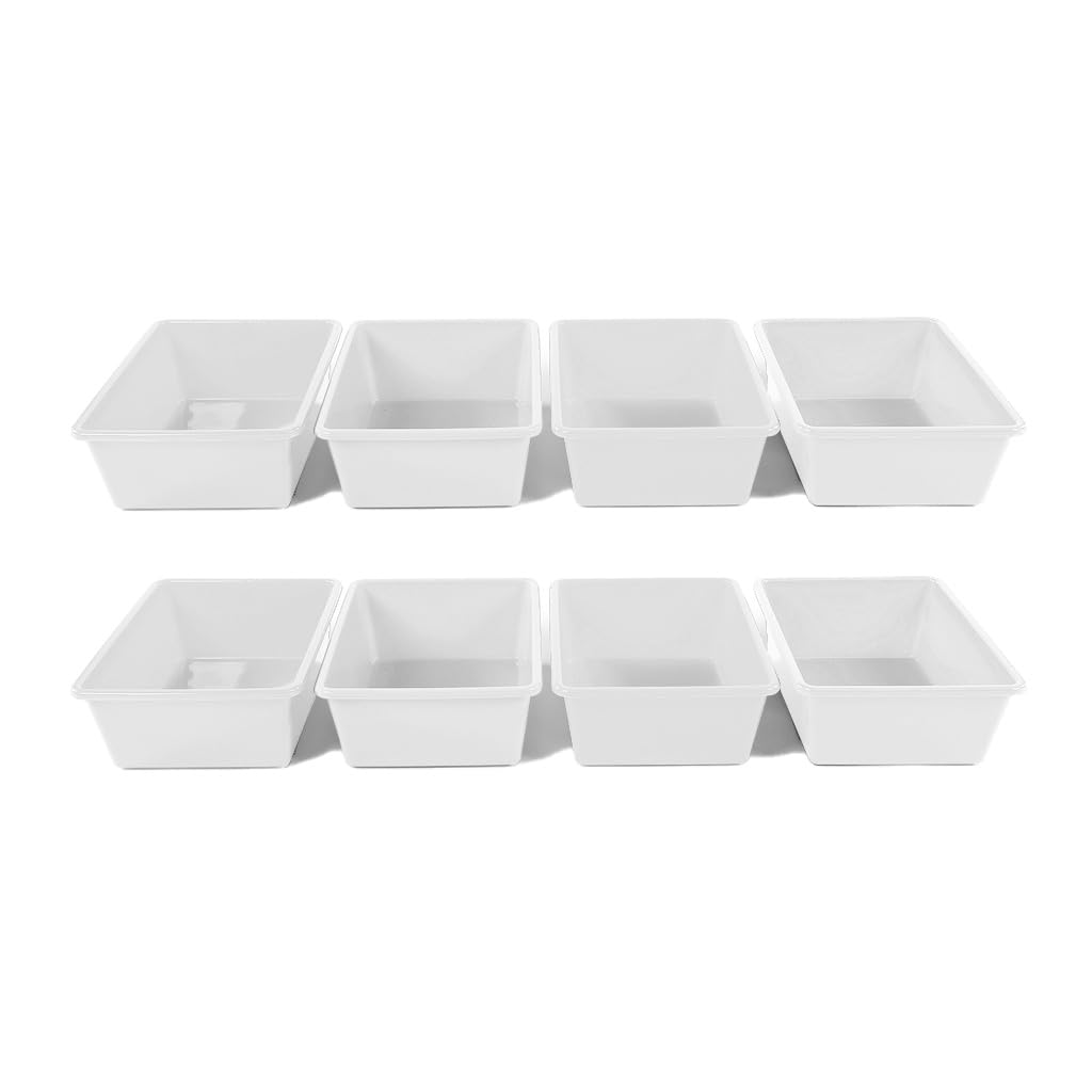 Humble Crew Plastic Storage Bins for Kids, Large Removable Toy Organizer