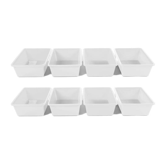 Humble Crew Plastic Storage Bins for Kids, Large Removable Toy Organizer