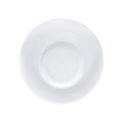 Amazon Basics Round Melamine Bowl, 8 oz, White, 6 Piece Set (Previously AmazonCommercial brand)