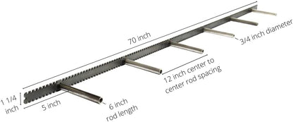Floating Shelf Brackets - Sheppard Brackets - Easy Install - Heavy Duty (70 inch)
