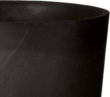 PSW S32BK Contempo Tall Round Planter, 13 by 13 by 28-Inch, Black