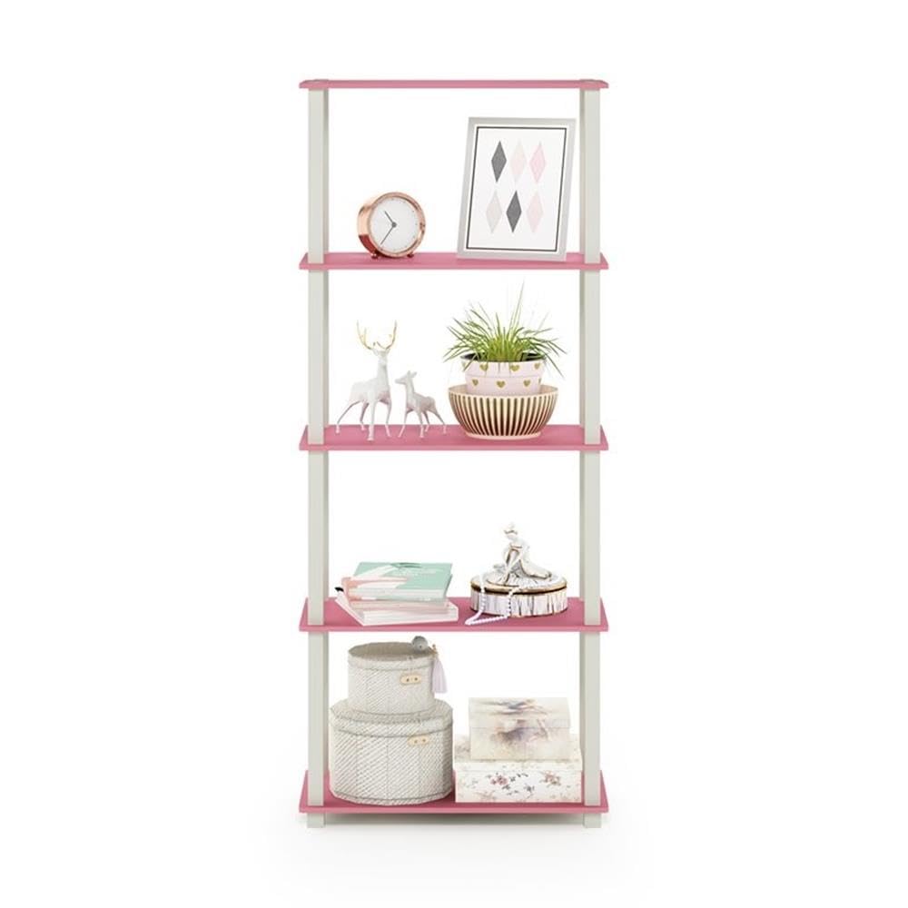 Furinno Turn-N-Tube 5-Tier Multipurpose Shelf / Display Rack / Storage Shelf / Bookshelf, Square