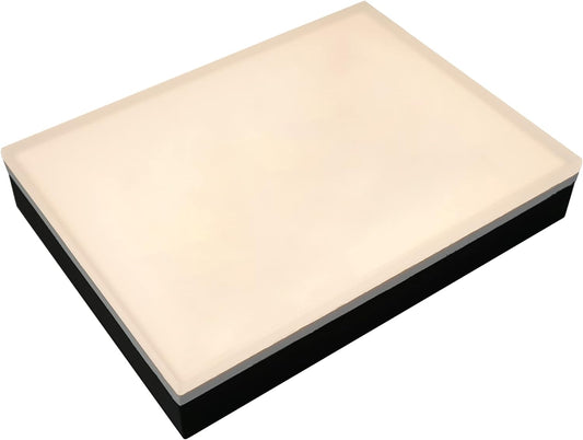 LUMENGY Paver Light 9×12 Inch (8.85 inch X 11.81 inch), Warm White Glare-Free Illumination for Driveways, Pathways, Pool Deck & Patios,12V AC/DC, Waterproof & Drive-Over Rated