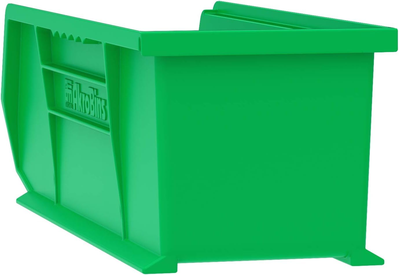 Akro-Mils 30234 AkroBins Plastic Storage Bins, 15"x5"x5", Green, 12-Pack