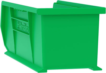 Akro-Mils 30234 AkroBins Plastic Storage Bins, 15"x5"x5", Green, 12-Pack