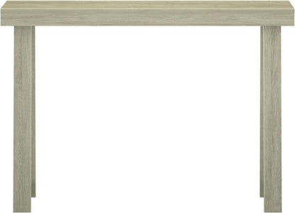 Plank+Beam Solid Wood Console Table, 46.25 Inch, Sofa Table, Narrow Entryway Table for Hallway, Behind The Couch, Living Room, Foyer, Easy Assembly, Seashell