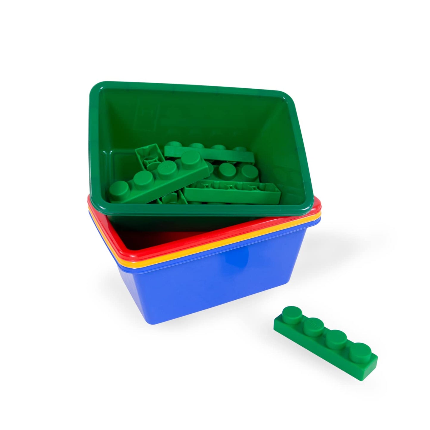 UNiPLAY Small Stackable Storage Bins for Closet Organizers, Food Organizer Bins, Pantry Storage and