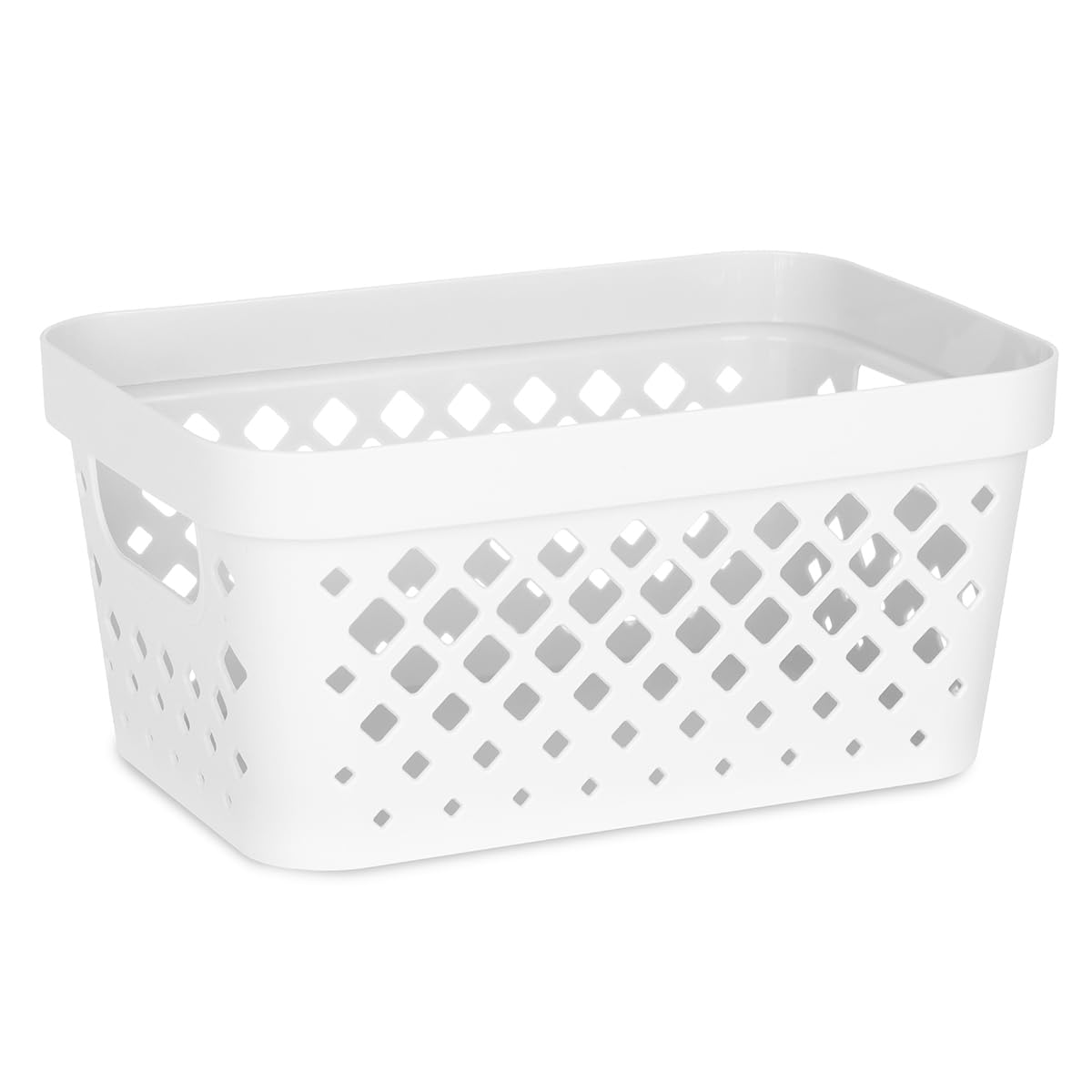 Glad Plastic Baskets for Organizing, Set of 6 | Pantry Storage for Under Counter, Linen Closet, and