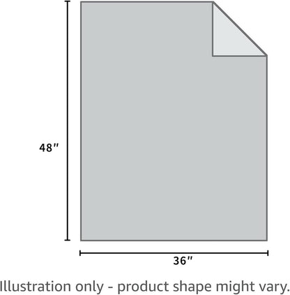 Soft Chenille Yarn Throw 36"x48", Handmade Knit Throw Blanket, for use in All Seasons, Soft Cozy Warm Knitted Blanket for Bed Sofa, Couch Chair, Living Room(1.76Ib)