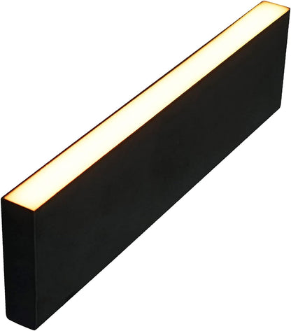 LUMENGY Paver Light Slim 0.5x6 Inch Glare-Free Steel Brick Lighting for Pavers, Walls, Driveway & Pathway Borders 2700K Warm White, Waterproof, Drive-Over Rated - 12V AC/DC