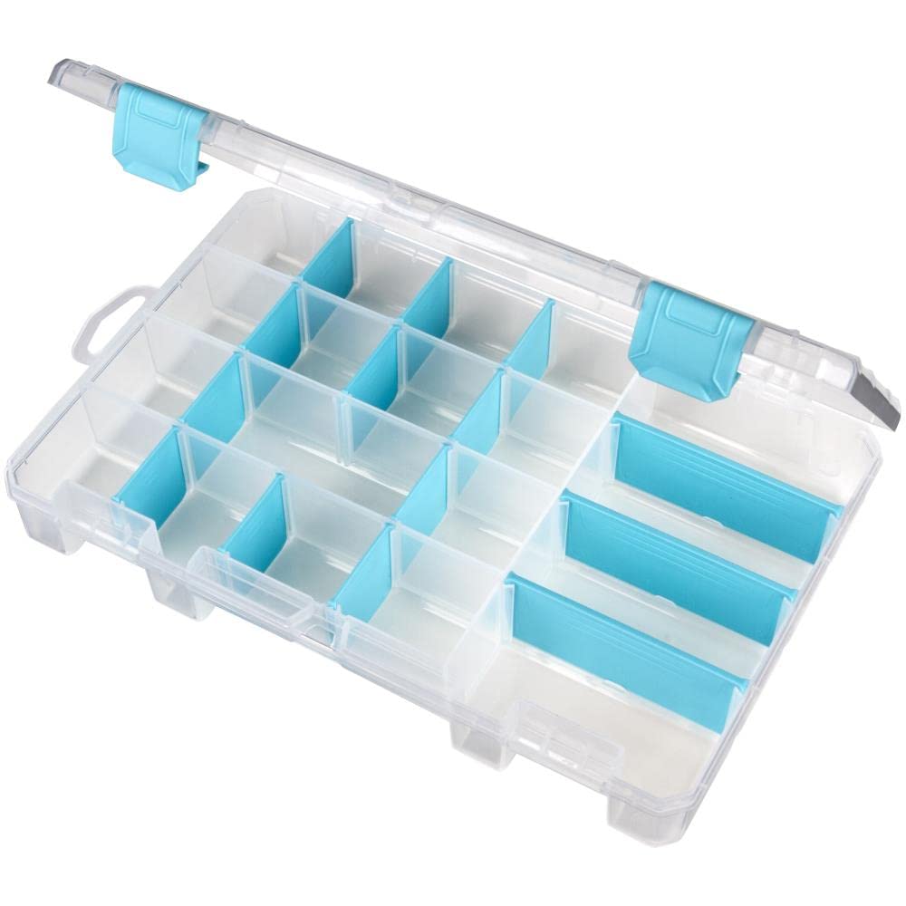 ArtBin 6944AG Medium Anti-Tarnish Box with 15 Removable Dividers, Jewelry & Craft Organizer, 1