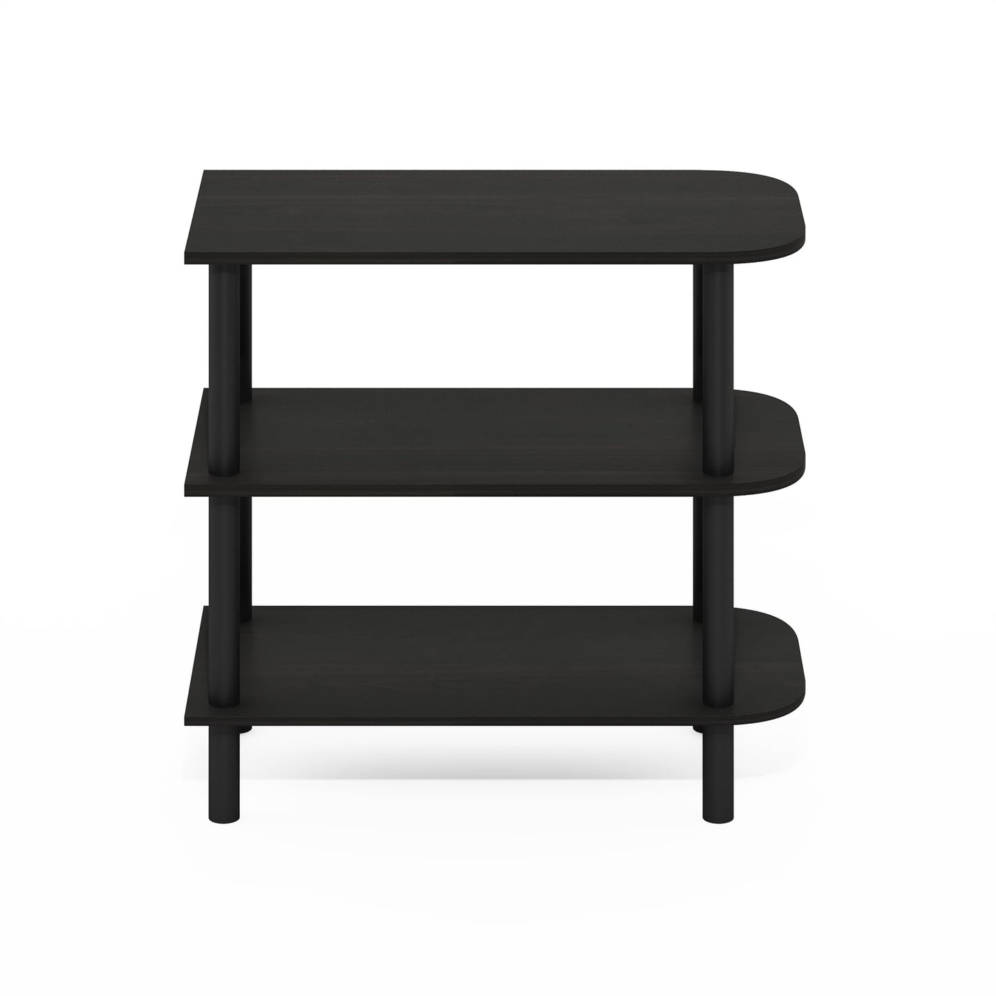 Furinno Turn-N-Tube Shoe Rack, 3-Tier Narrow Shoe Organizer, Shoe Rack Storage with Curved