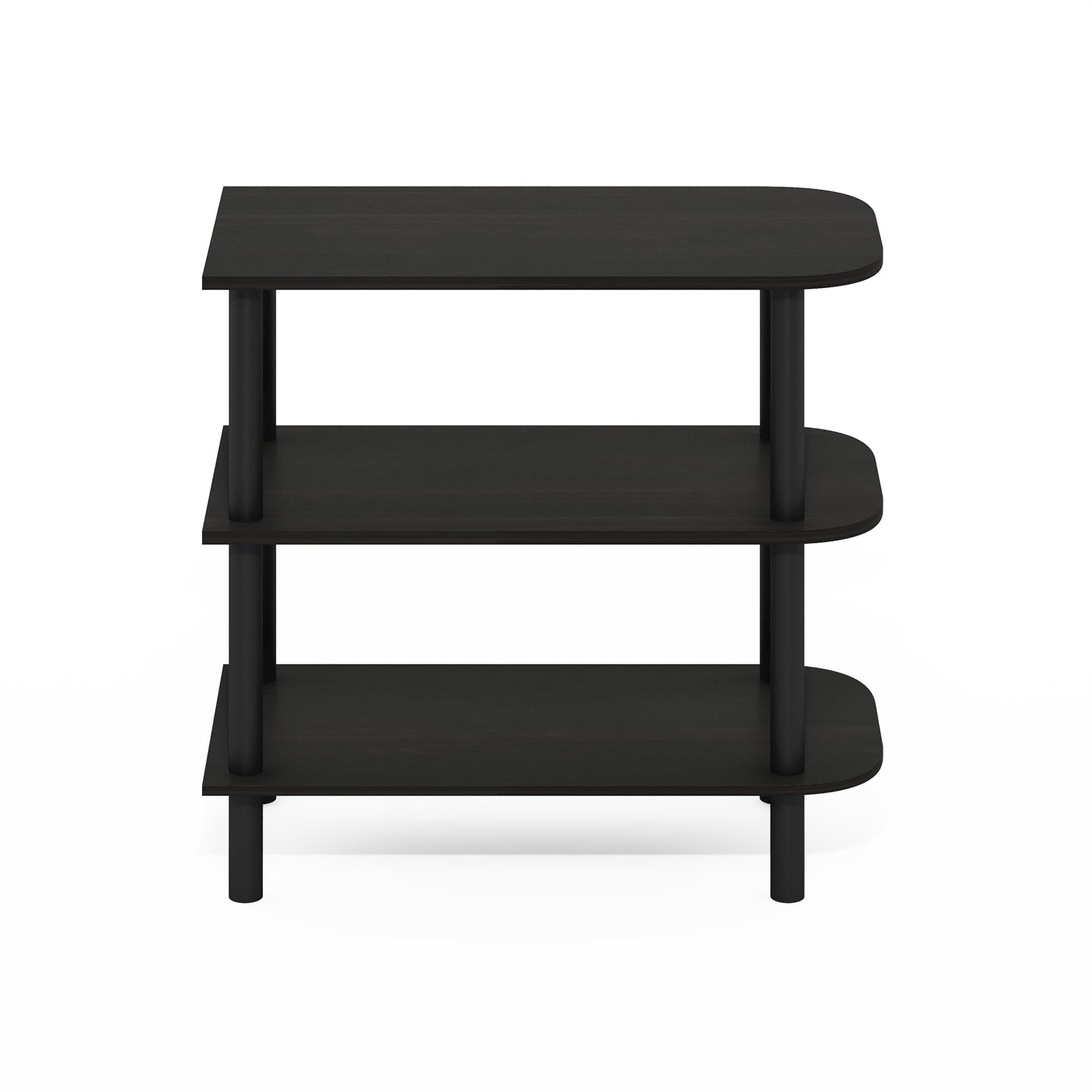 Furinno Turn-N-Tube Shoe Rack, 3-Tier Narrow Shoe Organizer, Shoe Rack Storage with Curved