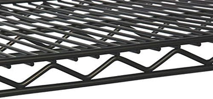 Omega Products Corporation 18" Deep x 48" Wide x 14" High Black Stationary Dunnage Rack