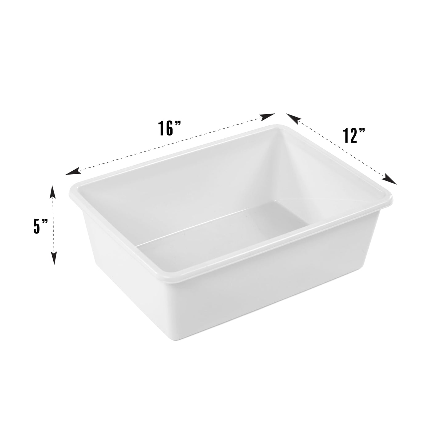 Humble Crew Plastic Storage Bins for Kids, Large Removable Toy Organizer