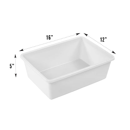 Humble Crew Plastic Storage Bins for Kids, Large Removable Toy Organizer