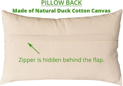 Lumbar Cream Floral Pillow Cover Polish Flower Accent Chair Pillowcase Couch Modern Farmhouse Couch Cushion Hand Embroidered Wool Size 14x20 Inch